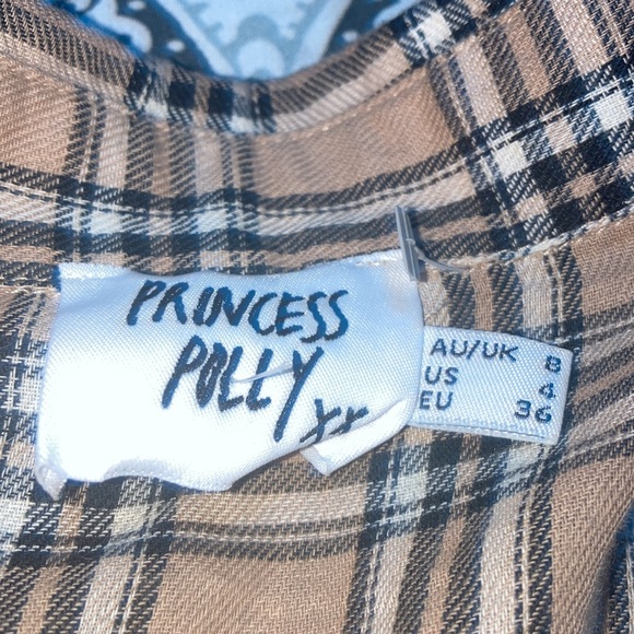 Princess Polly cropped flannel - Picture 6 of 9